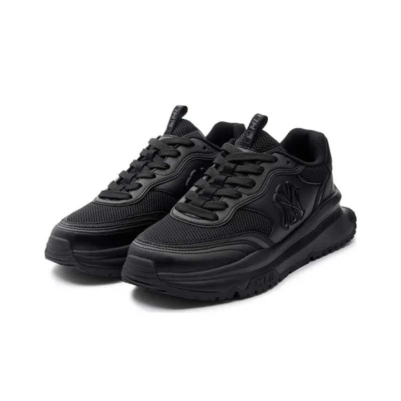 MLB Chunky Runner Durable Breathable Low Top Casual Running Shoes Unisex Black-2