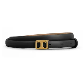 TOD'S Logo-plaque Leather Belt