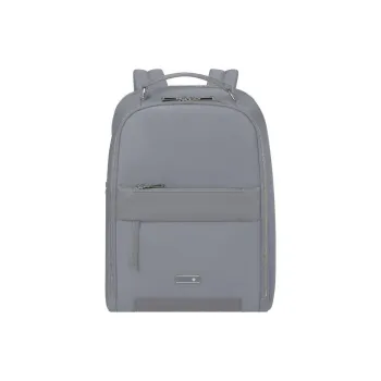 SAMSONITE Recyclable Polyester With PU Coating Backpack Regular Unisex Silver Gray