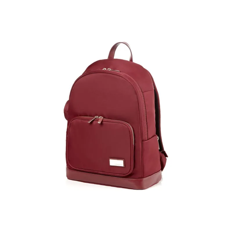 SAMSONITE Fabric Laptop Backpack Medium Size Women's Red-1