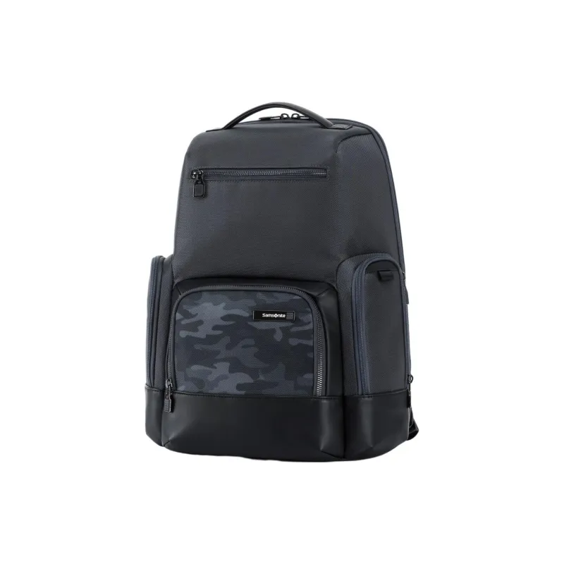 SAMSONITE Nylon Travel Bag Backpack Unisex Black Camouflage-1