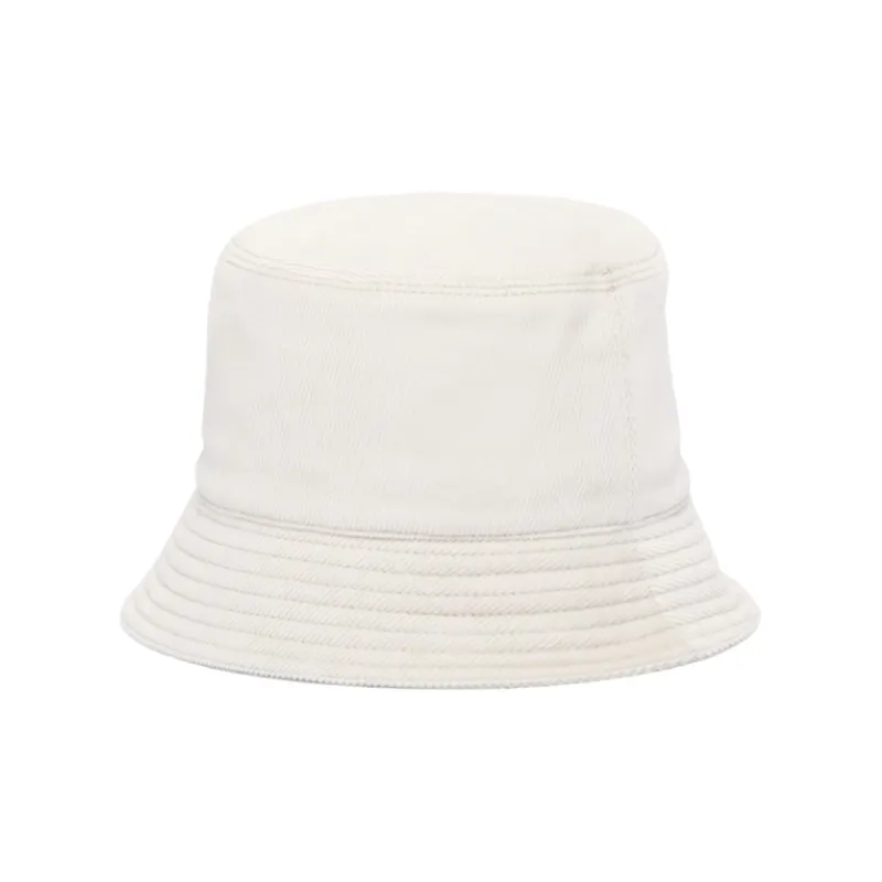PRADA Triangle logo Corduroy Bucket Hat-1