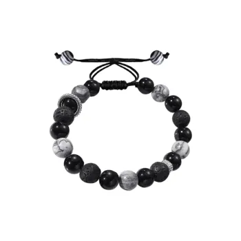 EternalGlory Volcanic Stone Bracelets Unisex Chinese Fashion Trend Luster And Texture