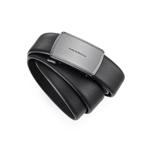 FAIRWHALE Business Workplace Subtle High End Automatic Buckle Belt Top Grain Cow Leather Belt Men's Width 3.5CM