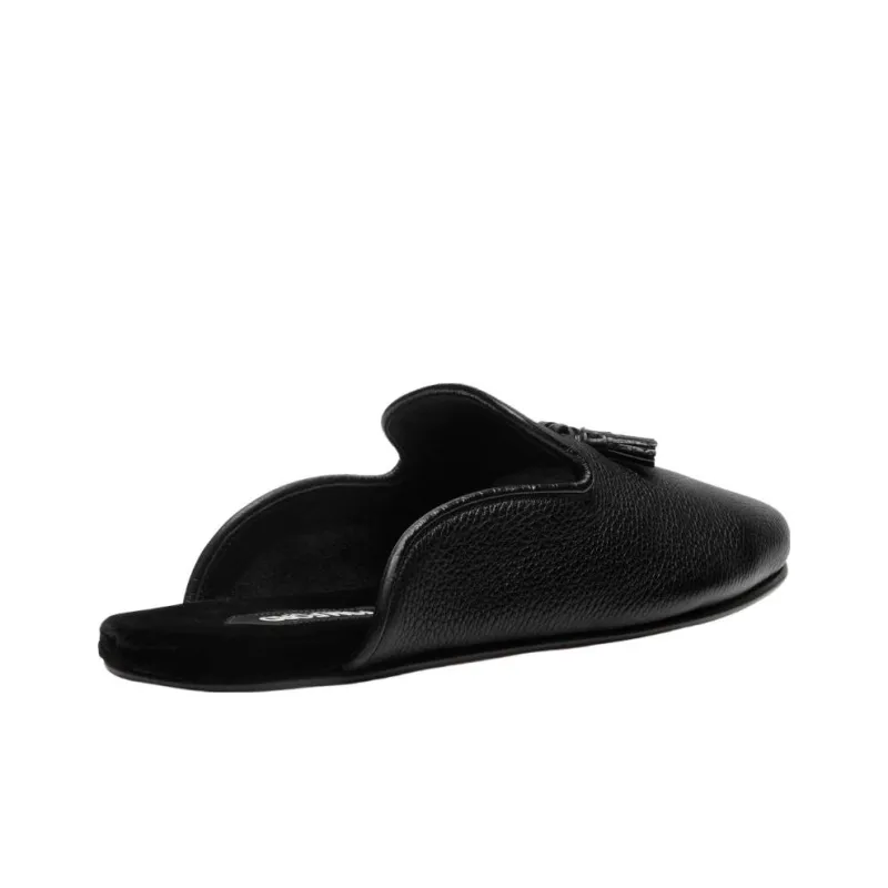 TOM FORD Rubber Sole Closed Toe Slippers Men's Black-2