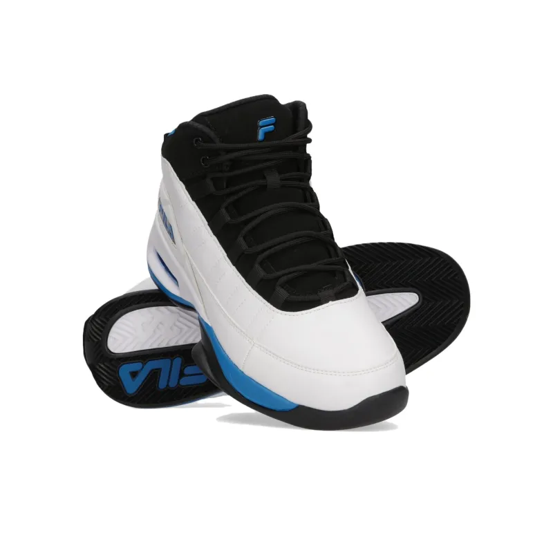 FILA Cushioning, Wear Resistant Low Top Basketball Shoes Men's White-2