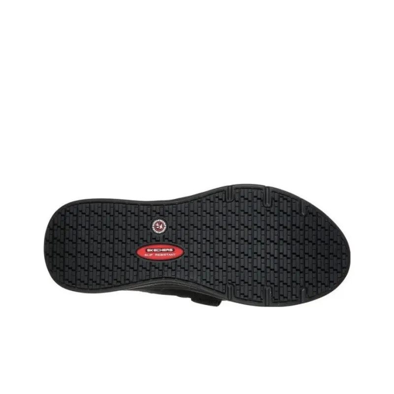 Skechers Work ELLOREE Cushioning Wear-Resistant Low-Top Casual Shoes Women's Black-4