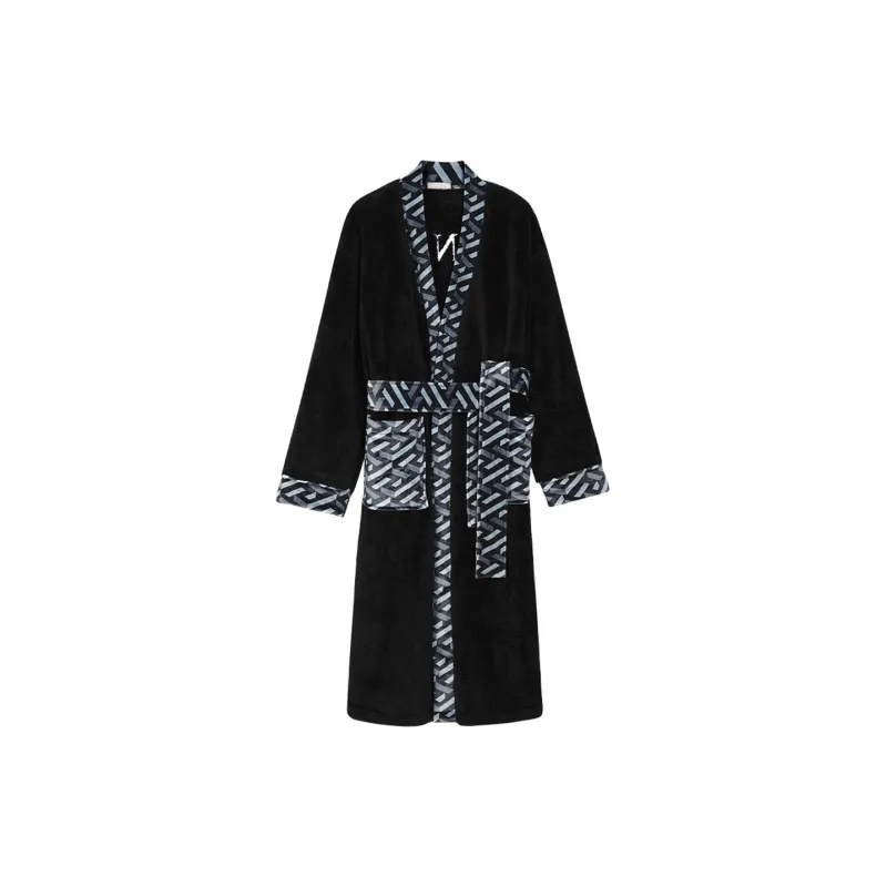 Same Language Bath Robes Men's Night Ink Blue-0