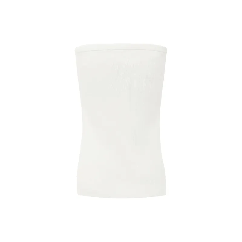 With Jean Strapless Top Women's Off White/White-1