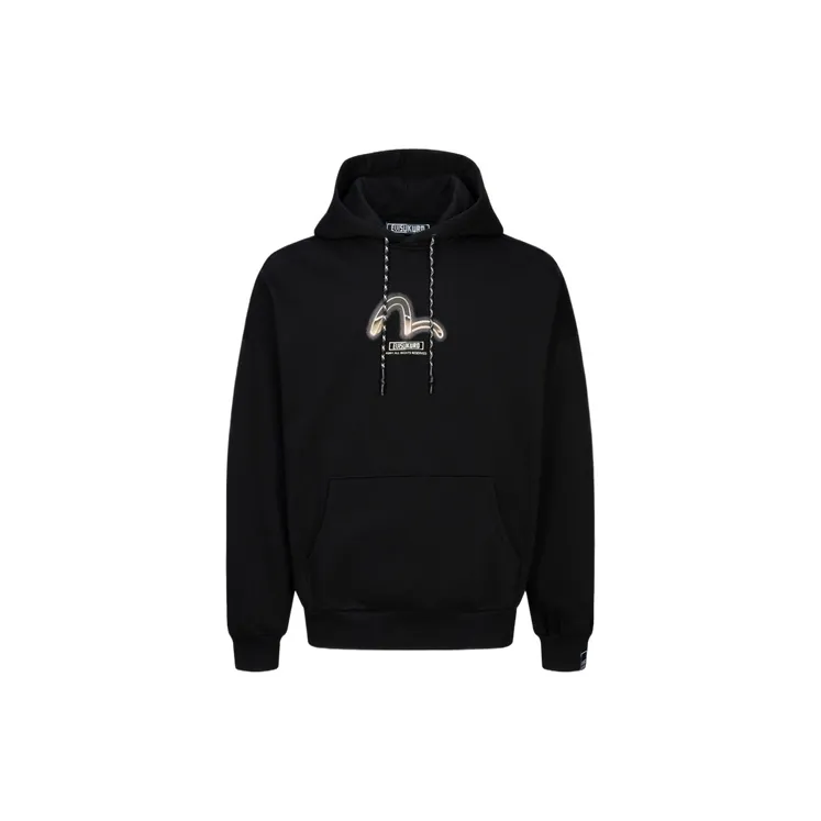 EVISU Sweatshirts Men Black-1