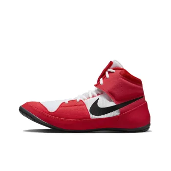 Nike Fury Anti Slip Wear Resistant Mid Top Training Shoes Unisex Red White