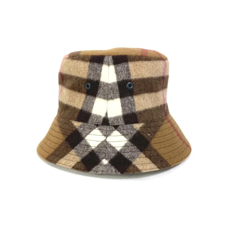 Burberry Exaggerated Check Wool Baseball Hat-2