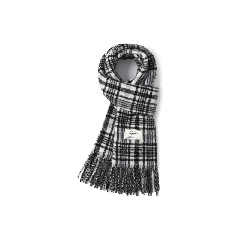 FREE RABBITⅡ Faux Cashmere Knit Scarves Unisex-0
