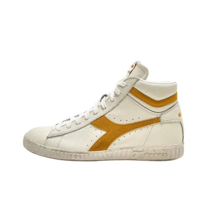 diadora Game L High Waxed Suede Pop 'White Calendula'-0