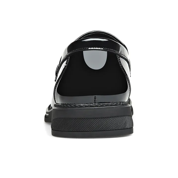 Romon Loafers Men Low Top Black-4