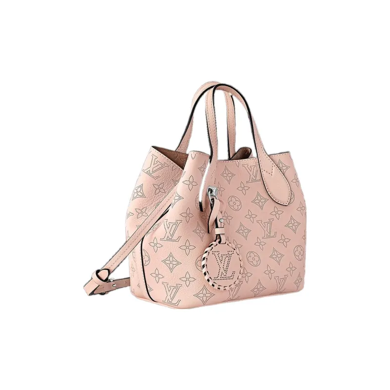 LOUIS VUITTON Blossom Cow Leather Tote Bag Shopping Bag Handbag Small Size Women's Light Pink-1