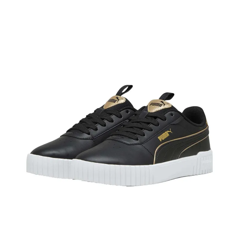 PUMA Carina 2.0 Pop Up Metallics Sneakers 'Black Gold' Women's-1