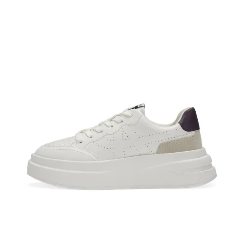 ASH Skateboard Shoes Unisex Low-Top White