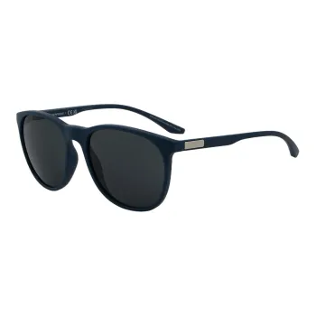 EMPORIO ARMANI Metal Nylon Bio-Nylon Fiber Irregular Shape Sunglasses Women's Dark Blue
