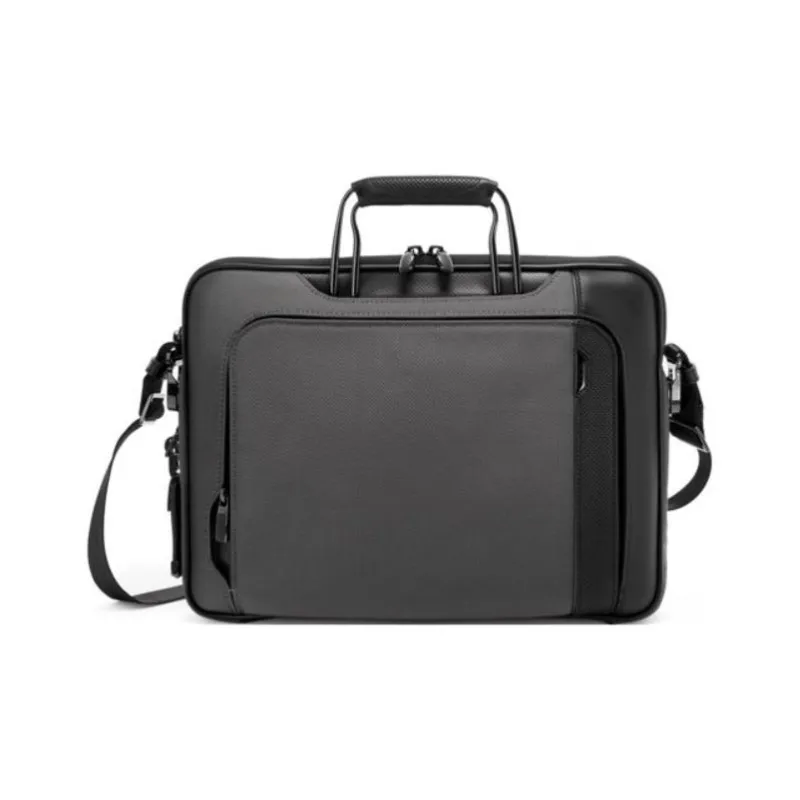 TUMI Fabric Briefcase One Shoulder Handbag Regular Men's Titanium Gray-0
