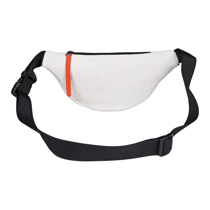 KONADCT Nylon Fabric Crossbody Fanny Pack, Sling Bag Regular Unisex Black/White/Khaki-9