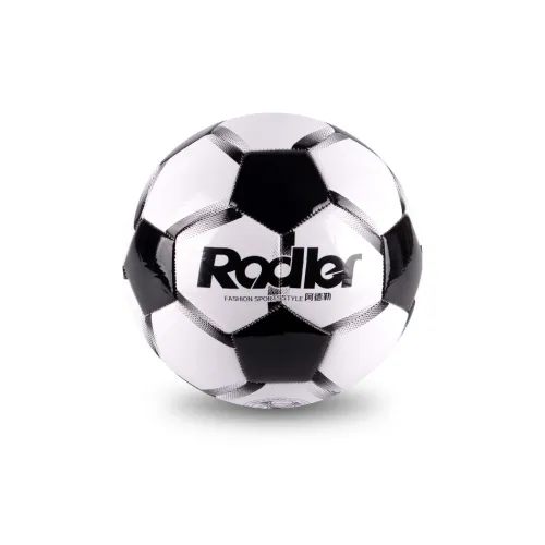 RADLER Size 4 Soccer PVC Machine Stitched Soccer Ball Unisex Black White