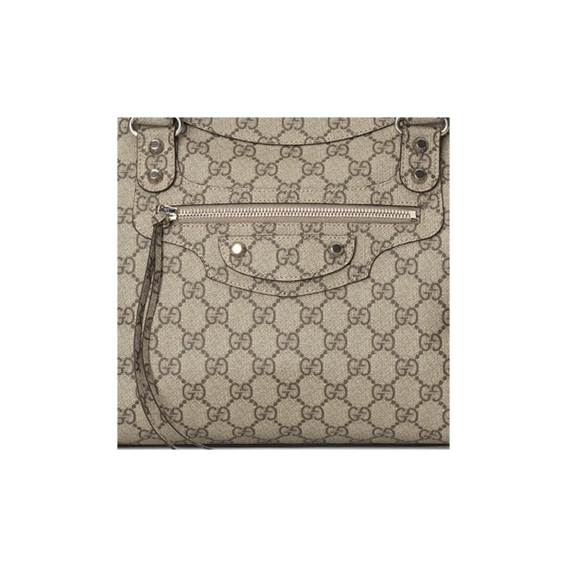 Balenciaga X GUCCI Motorcycle Bag Handbags-7