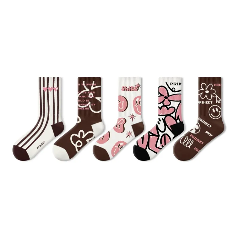 Primeet Women's Mid Calf Socks-9