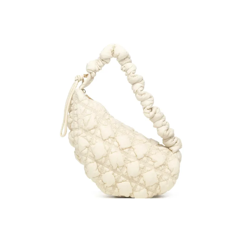 CARLYN Nylon Cloud Bag Portable Crossbody Bag Shoulder Bag Women's Ivory-1