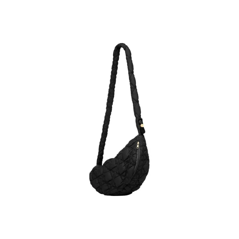 CARLYN Nylon Portable Crossbody Bag, Shoulder Bag Women's Black-2