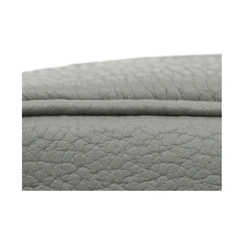HERMES Garden Party Tempete Canvas With Leather Garden Bag Handbag Unisex Maje Gray-18