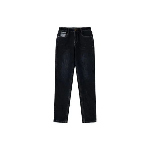 YINER GoodLand Jeans Women's Navy Blue