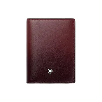 MONTBLANC Meisterstuck Calfskin Card Holder Regular Men's Burgundy Color