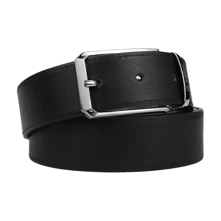 GOLDLION Cow Leather Belts Men's Multiple Colors Width 3.5CM-2