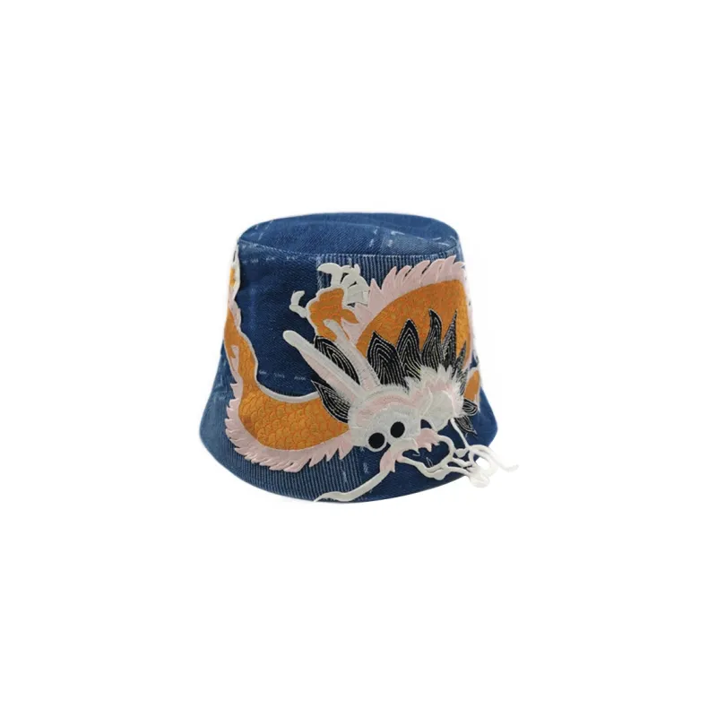 MUSTKOO Denim Bucket Hats Unisex-4