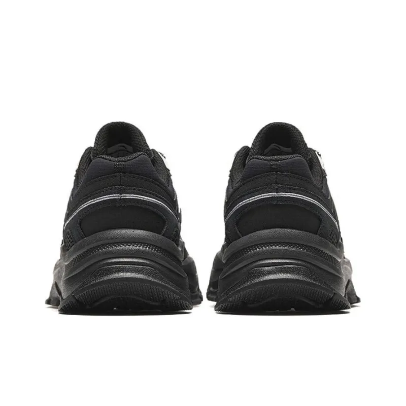 Anta Scorching OG 1 Cushioning Wear Resistant Low Top Chunky Sneakers Women's Black Gray Silver-3