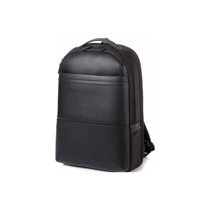 SAMSONITE Polyester With Polyurethane Backpack Tubas Unisex Black-1