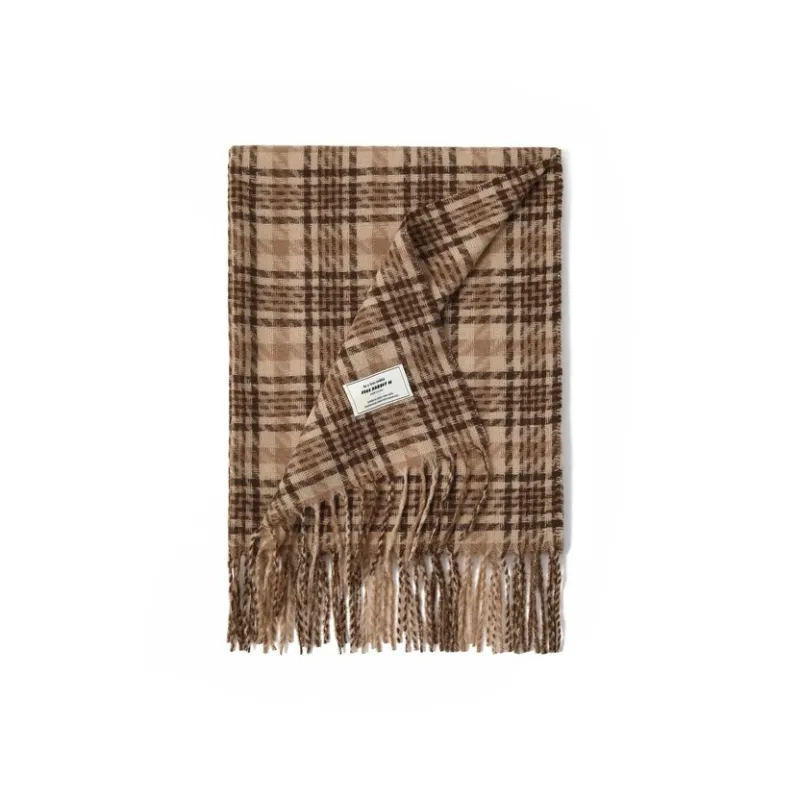 FREE RABBITⅡ Faux Cashmere Knit Scarves Unisex-5