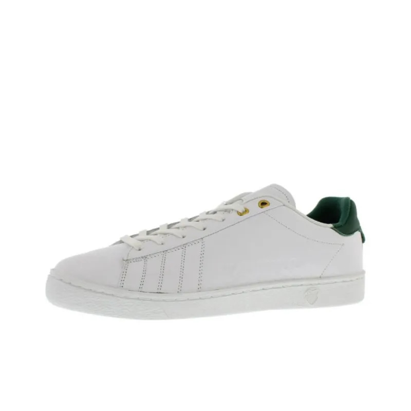 KSWISS Court 66 Lightweight And Breathable Low Top Skateboard Shoes Men's White-0