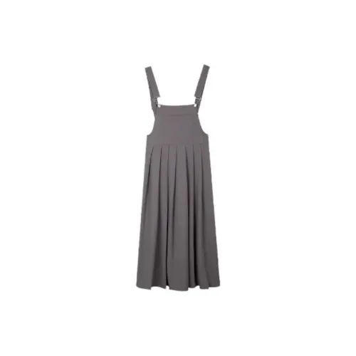 Big-faced Sleeveless Dresses Women's Agate Gray