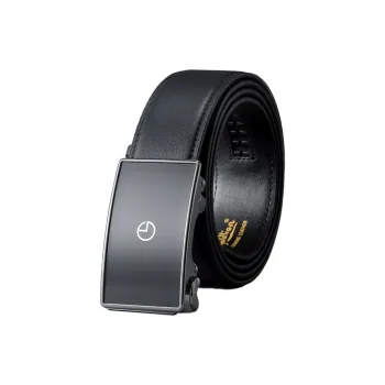 GOLDLION Matte Inset Automatic Buckle, Business Leather Belts Men's