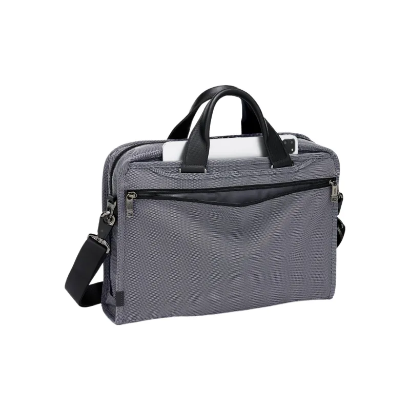 TUMI Fabric Briefcase One Shoulder Handbag Regular Men's Meteor Gray-3