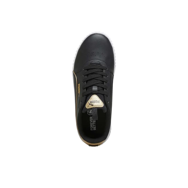 PUMA Carina 2.0 Pop Up Metallics Sneakers 'Black Gold' Women's-2