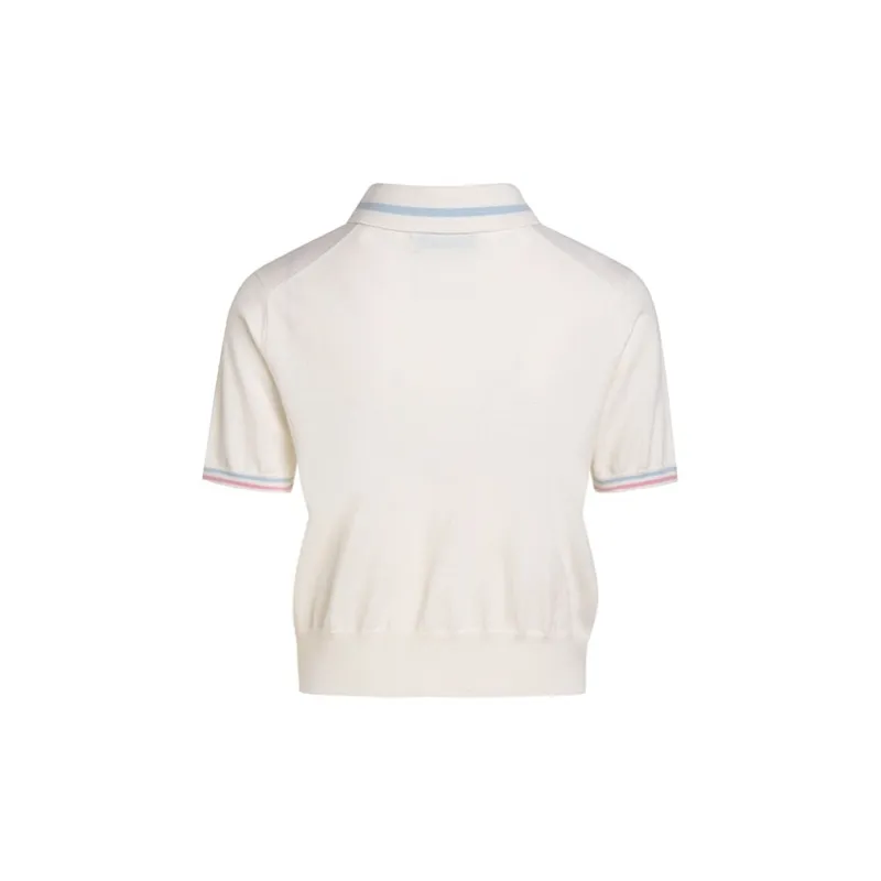 LIUREGALI Polo Shirts Women's White-1