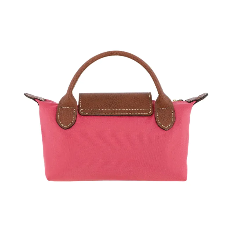 LONGCHAMP Le Pliage Canvas With Leather Trim Canvas Bag Dumpling Bag Handbags Regular Women's Garnet Red-2
