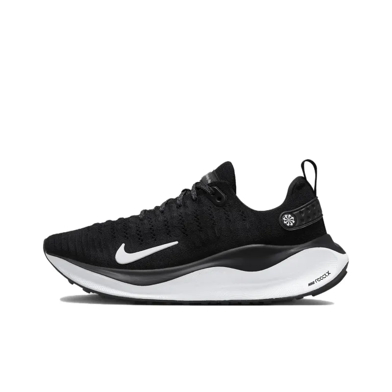 Nike INFINITY RUN 4 Anti Slip Wear Resistant Low Top Training Running Shoes Women's Black White-0