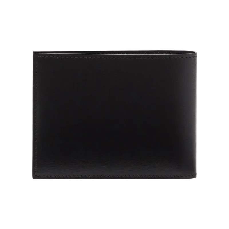 FERRAGAMO Palm Calfskin Wallet Regular Men's Black-2