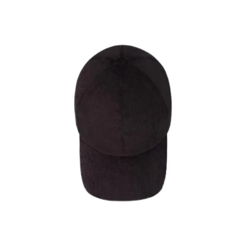 LOUIS VUITTON Corduroy Baseball Caps Unisex Red-2