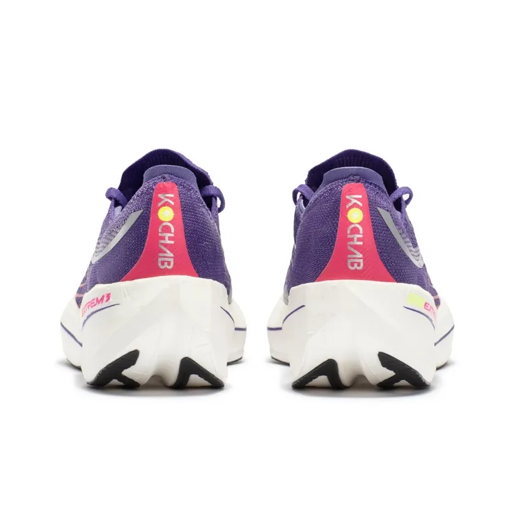 361° Flying Future Cushioning Anti-Slip And Wear-Resistant Lightweight Rebound High-Top Running Shoes Unisex Purple-3