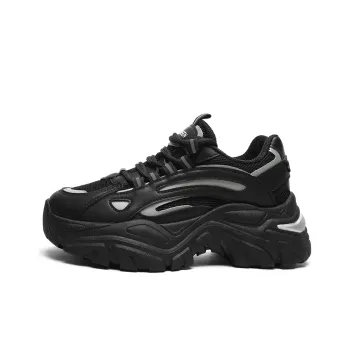 Mulinsen Low Top Chunky Sneakers 6cm Women's Black